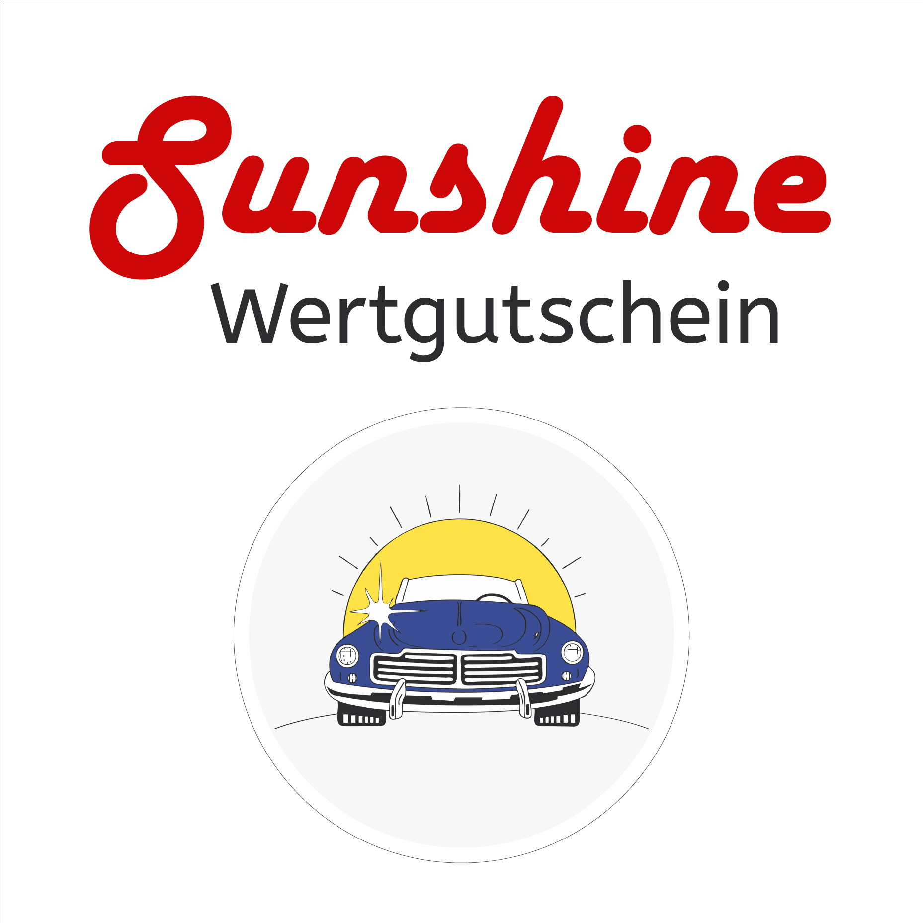 Sunshine Wertgutschein